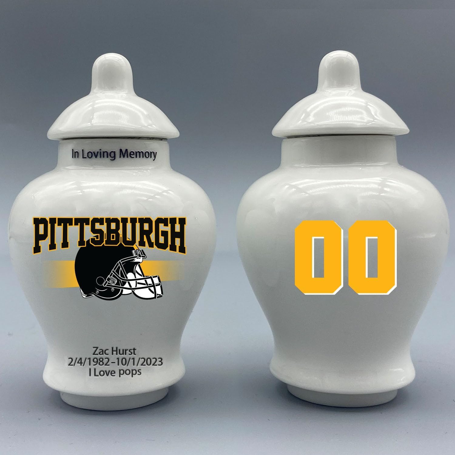 Custom Football Urn