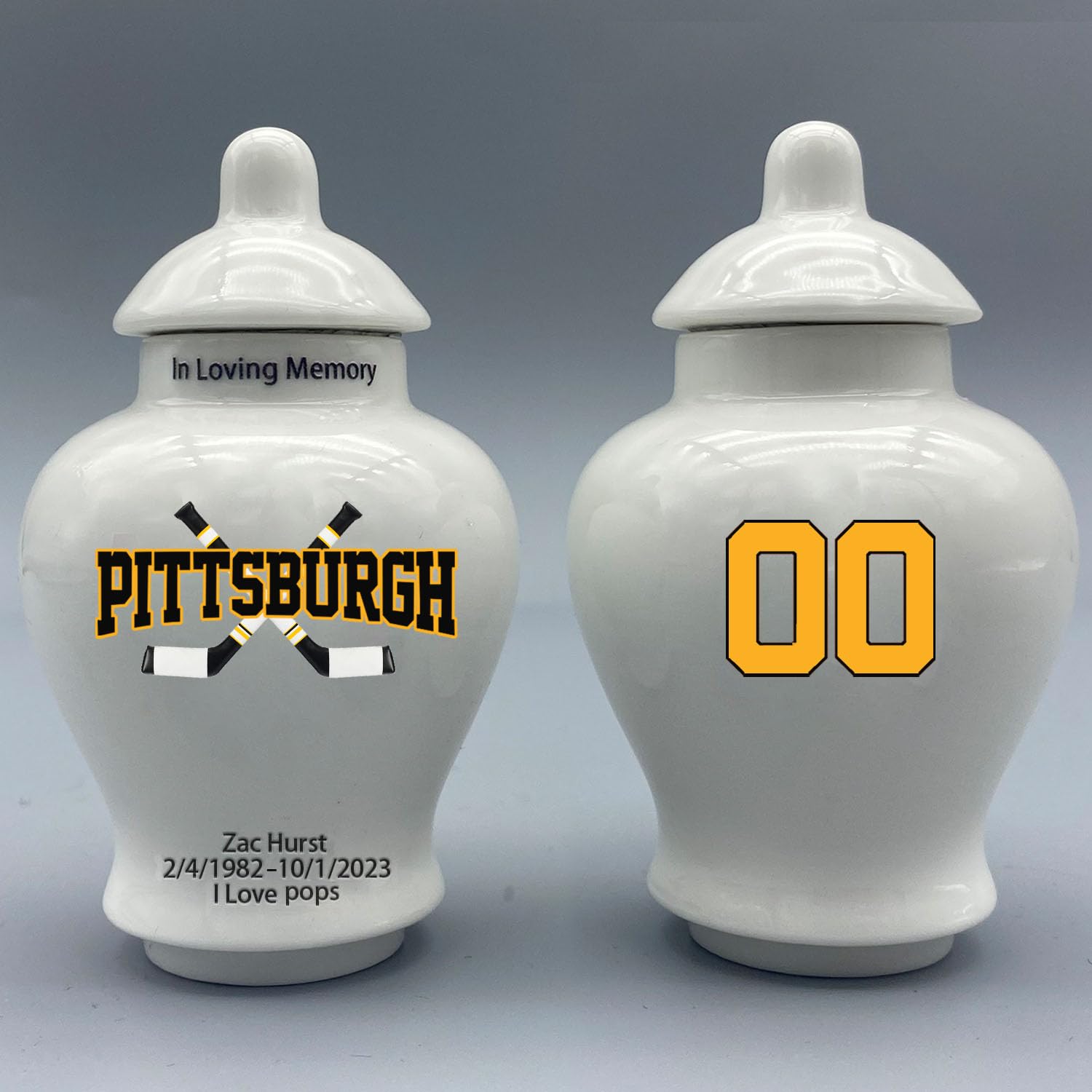 Custom Hockey Urn